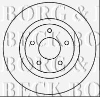 BORG & BECK bbd5261 -  Диск тормозной вентилируемый
